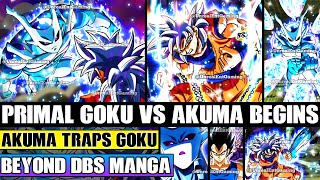 Beyond Dragon Ball Super Primal Ultra Instinct Goku Vs Akuma Begins! Akuma Traps And Binds Goku