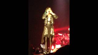 FRONT ROW Demi Lovato performing Skyscraper in Antwerp, Belgium, HD.