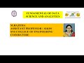 Time series analysis | Fundamental of data science and analytics | SNS INSTITUTIONS