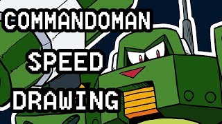 Speed Drawing - Commandoman