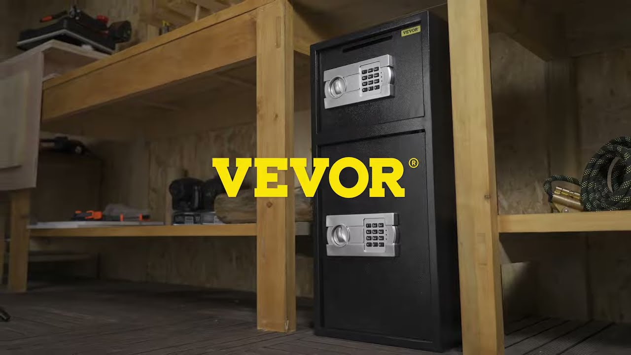 VEVOR Electronic Digital Safe Box Depository Fireproof Waterproof Home