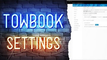 TowBook -  Settings