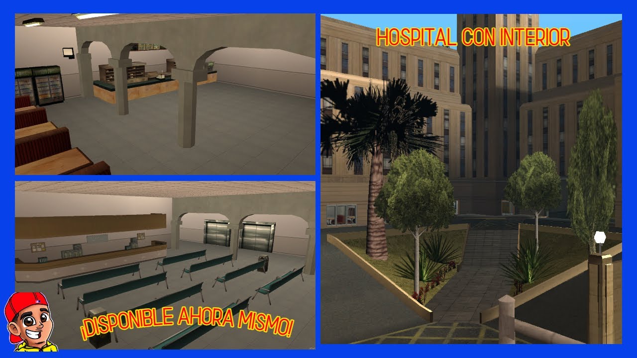 (MTA SA )• ¡ HOSPITAL CON INTERIOR !! | Totalmente gratis - YouTube
