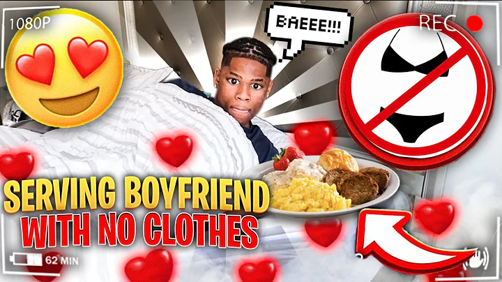 SERVING MY BOYFRIEND BREAKFAST WHILE WEARING NO CL...