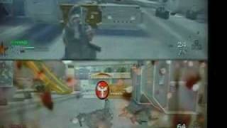 Modern Warfare 2 split screen match #1