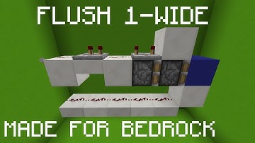 [Bedrock 1.2.6+] Flush 1-Wide Horizontal Double Piston Extender (6x1x4)