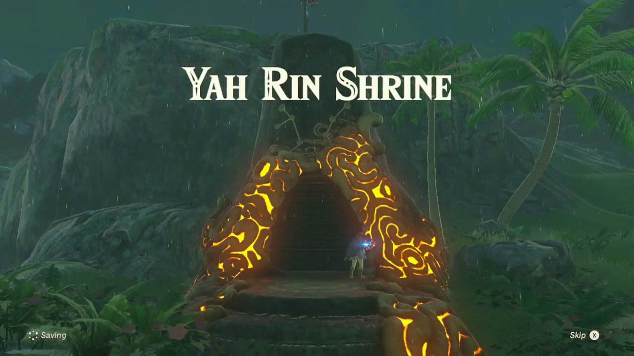 Zelda Breath of the Wild Yah Rin Shrine Faron Tower Region YouTube