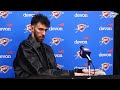 Chet Holmgren postgame on his looks from behind the arc tonight | Postgame Media | March 4, 2026