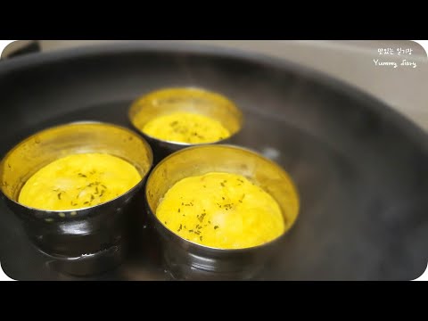 집에서 만드는 계란빵,핫케이크 믹스 X, : 에그타르트 같은 촉촉한 계란빵 : Making egg bread, korean street food