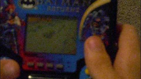 Batman, Batman Returns, & Batman Forever Double Dose of Doom Tiger Handheld LCD Games