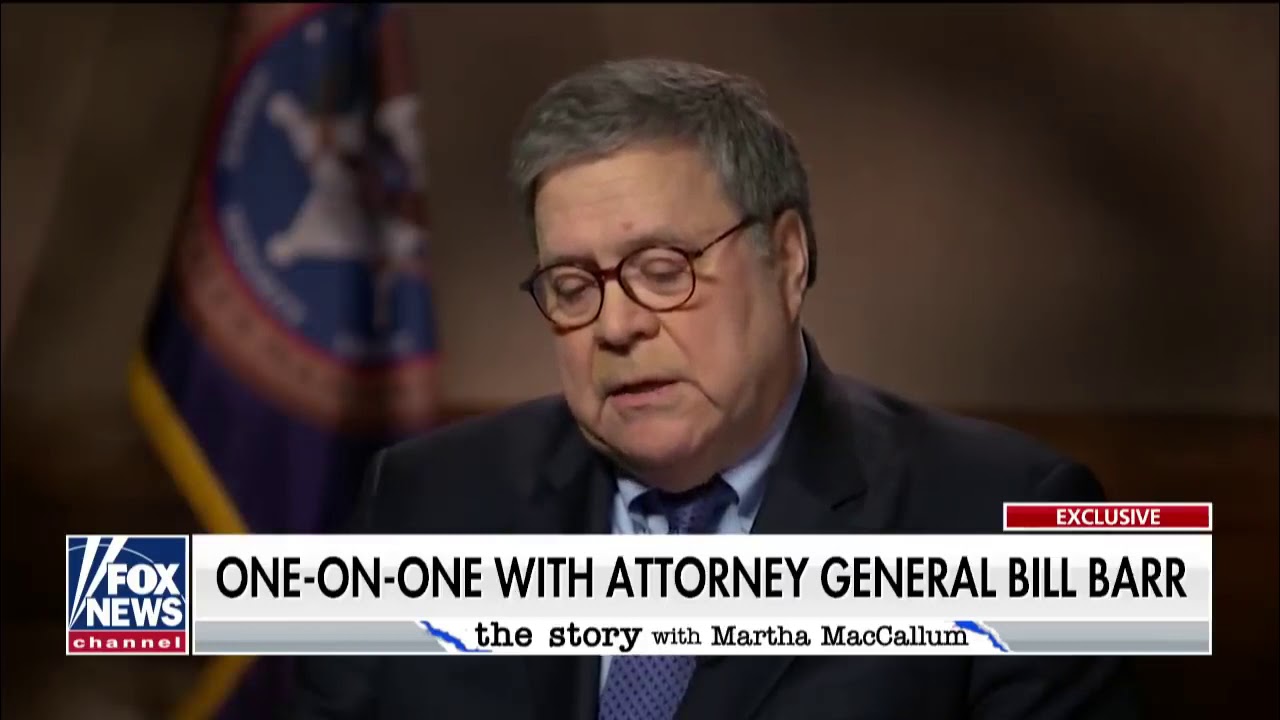 Attorney General Bill Barr goes one-one-one with Martha MacCallum