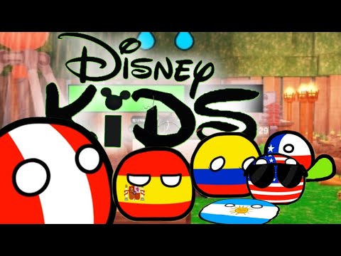 Countryballs juegan a 99 noches en el bosque 2 | Disney Kids | Creditos a @maldibujado