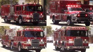 *FULL HOUSE* LAFD Task Force 10, Rescue 10, & Rescue 810 responding