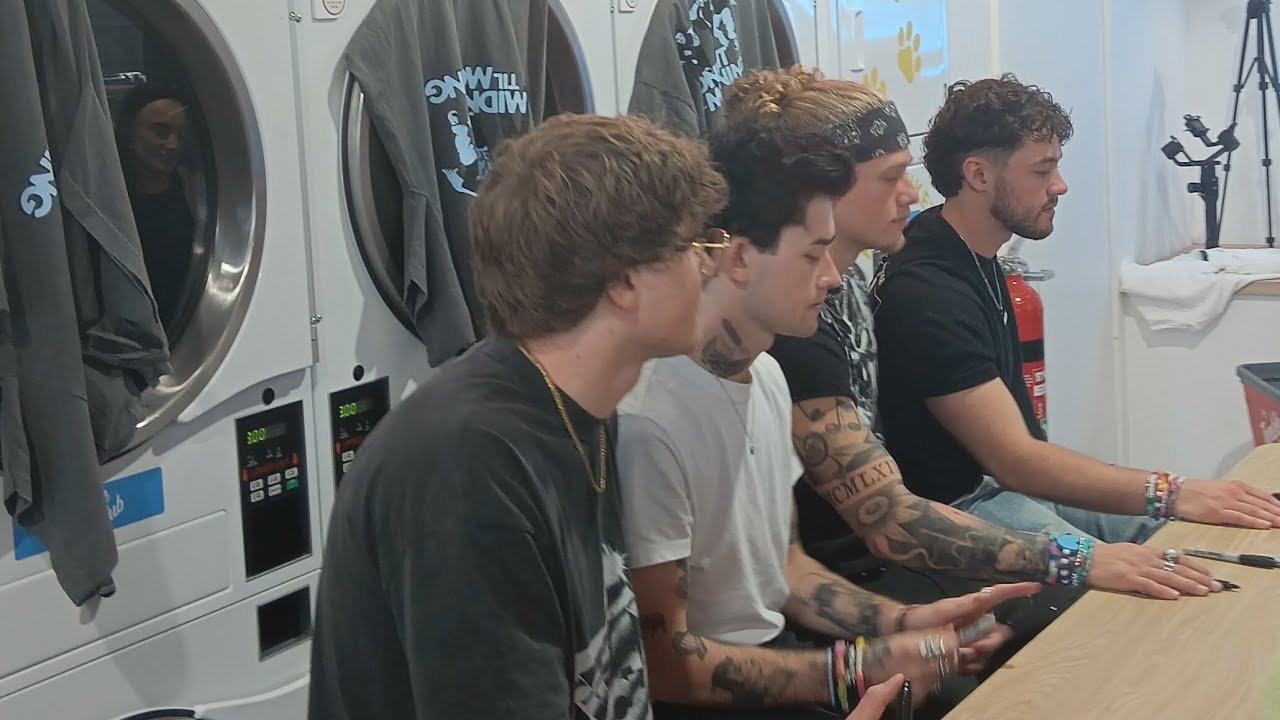 Midnight Til Morning performing their song 'Ghost Of Us' at the Sydney Pop Up 14/9/2025