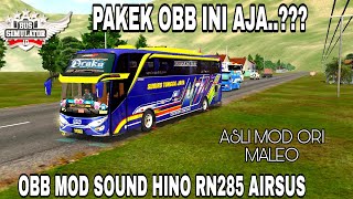 Pakek Obb ini Aja ??? Obb Mod V3.6.1 Terbaru Sound Hino RN285 Airsus Asli Bussid Ori screenshot 4