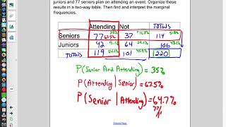 Chapter 12 Lesson 3 Two Way Tables