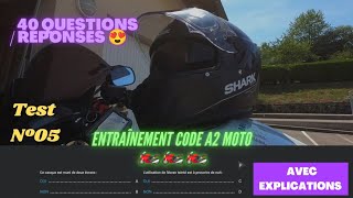 Entrainement Au Code A2 Etm Moto 2024 Test N5