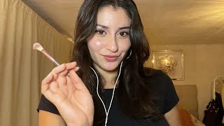 ASMR | I'll Do Your Makeup for a Date (with gossip at the end) | Mini-series PART 1