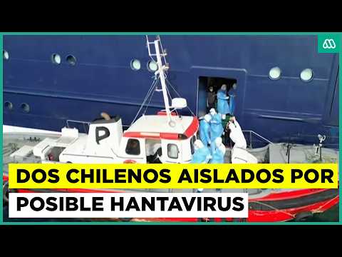 Dos chilenos en aislamiento tras subir a crucero con casos de hantavirus