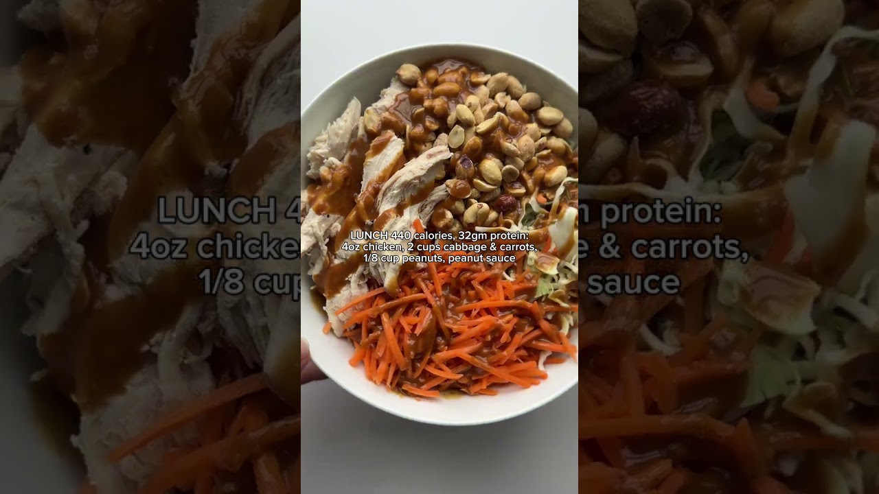 1600 Calories, 100+gm Meal Plan