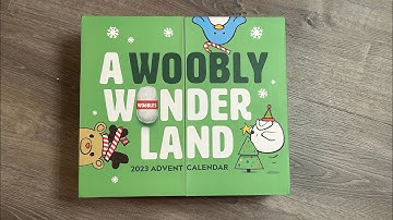A Woobly Wonderland 2023 advent calendar by the Woobles day 1