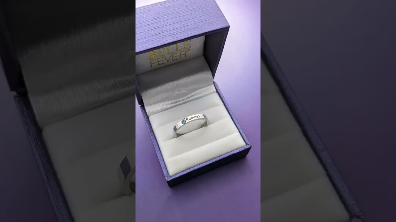 Wear Your Birthstone: Stackable Ring That Speaks Volumes