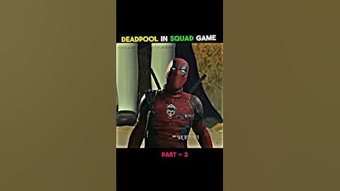 What if Deadpool JOINS in SQUAD GAME 🥶🤯 #squidgame #trollface #shorts