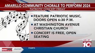 VIDEO: Amarillo Community Chorale to perform 2024 Patriotic Concert Friday