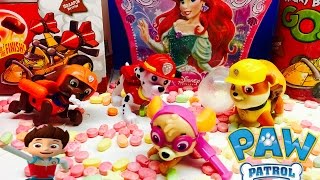 Щенячий патруль на русском языке Дождик из конфет Щенячий патруль на русском языке Дождик из конфет