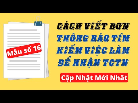 Video: Cách Viết Thông Báo Thiếu