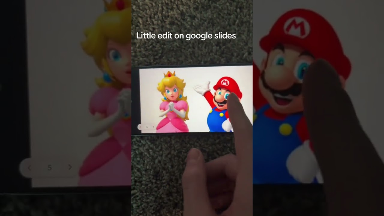 A edit I made on google slides #mario #nintendo