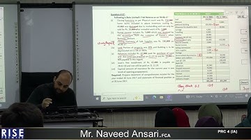 PRC 4 IA  Sir Naveed Ansari Final Account Q # 03
