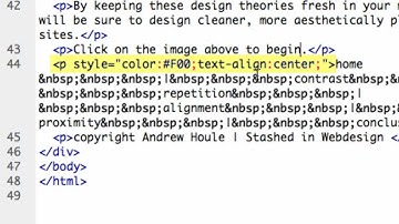 Web Design - Inline CSS Styles