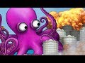 HUGE OCTOPUS ATTACKS CITY!!! - Full Octopus Segment - Tasty Planet Forever | Ep 2