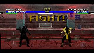 Noob Saibot Ladder Mortal Kombat Trilogy (Mupen64 Emulator) screenshot 3