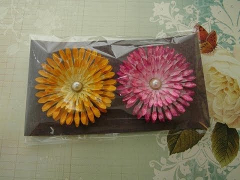 DIY:Easy to make Stampin' Up! Daisies #2 Flower Tutorial by SaCrafters