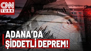 Son Daki̇ka Adanada 5 Büyüklüğünde Deprem