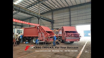 What is the main component of ISUZU garbage truck?