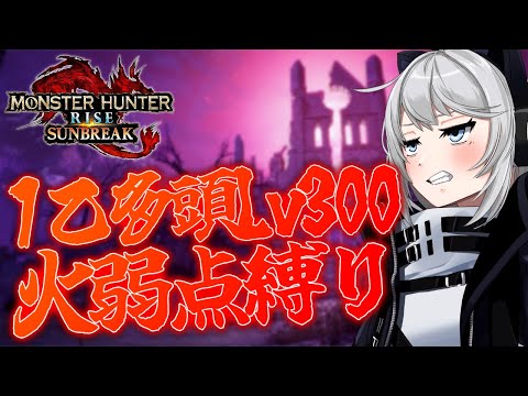 【MHRise:SB/switch版】1乙多頭Lv300火弱点縛り！【初見さん歓迎】【Vtuber】#モンハンサンブレイク #MHWilds前年祭