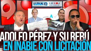 Adolfo Pérez otro pillo del PRM beneficiando AMIGUITOS EN LICITACIÓN de INABIE