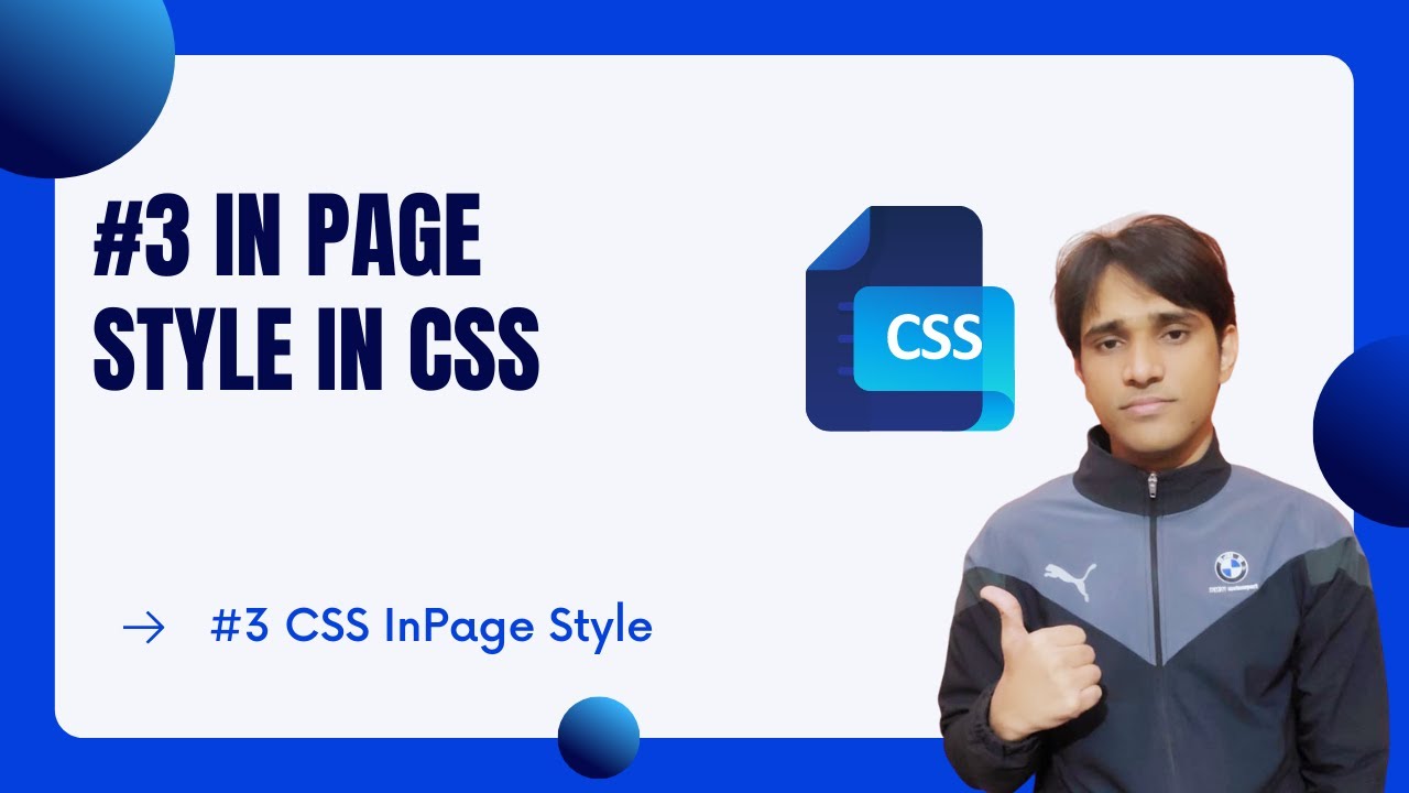 #3 Inpage Style in CSS in Hindi - YouTube