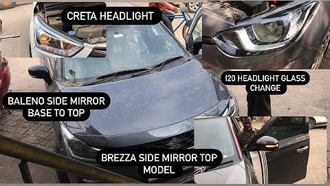 Baleno 2022 side base to top/i20 headlight glass change in mayapuri #mayapuri #cars