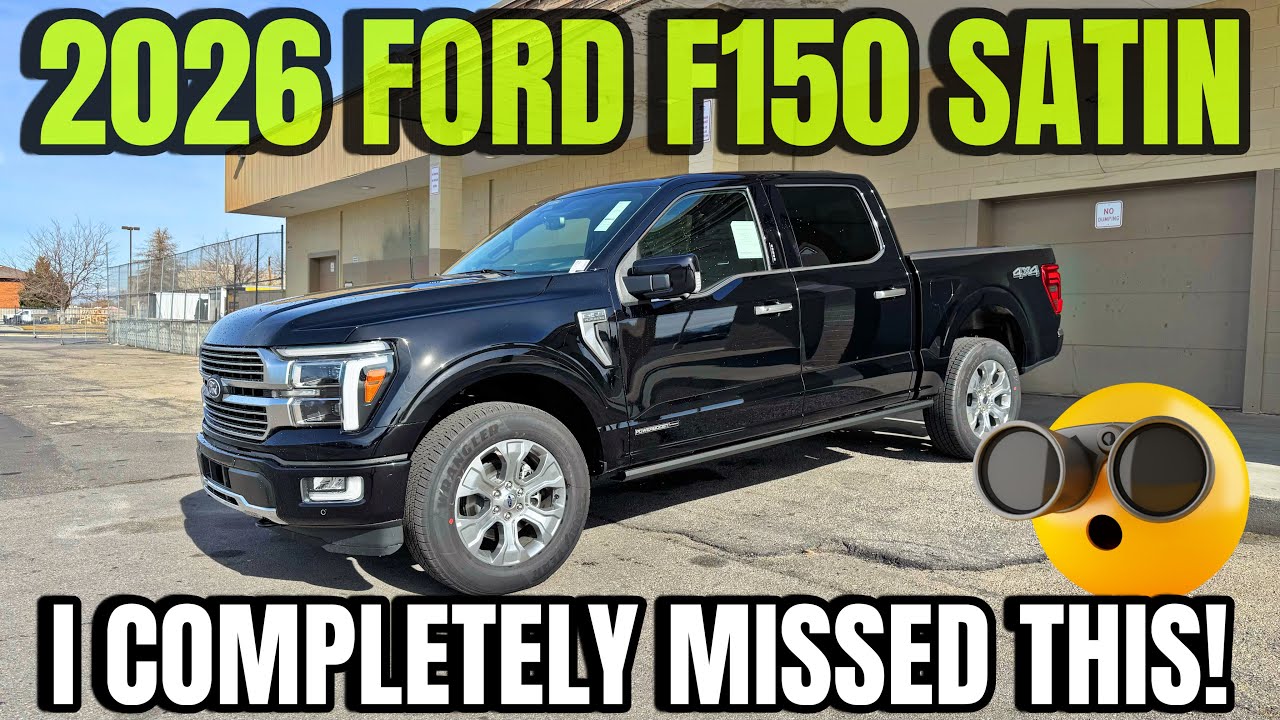 Ford F150 Platinum 2026 года: Оцените совершенно новый пакет отделки Satin!