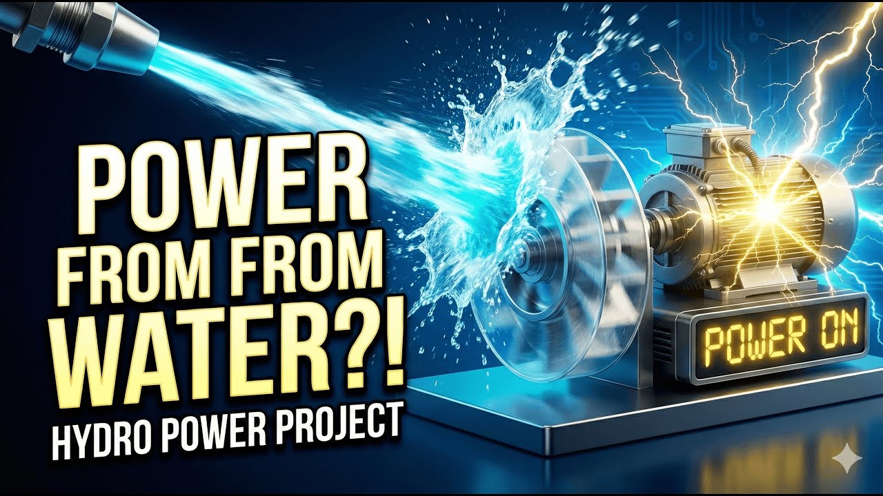 Hydro Power Plant Project | Renewable Energy & Power Generation System | Ezone | Final Year Project