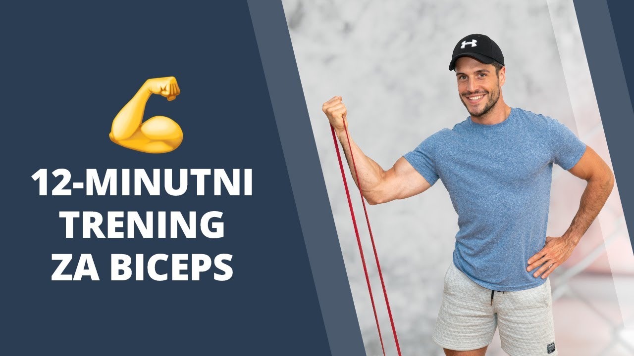 4 najučinkovitije vježbe s elastičnom trakom za veći biceps ➡ Vođeni trening 💪