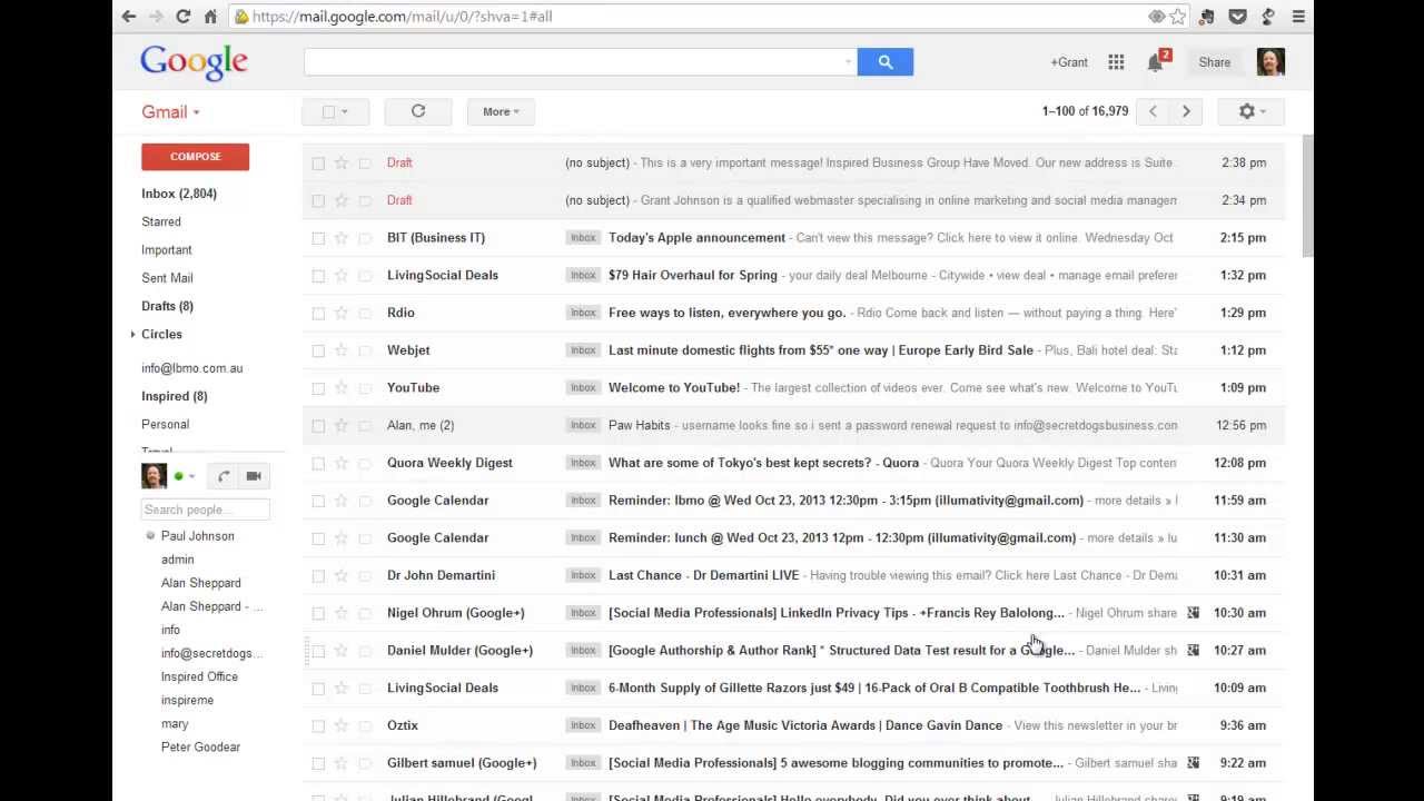 Template Html Gmail