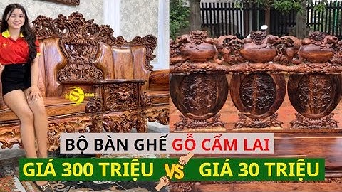 Bộ bàn ghế cẩm lai giá bao nhiêu năm 2024