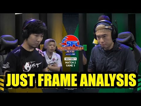 Just Frame Analysis! - Daigo Umehara (Guile) vs Bonchan (Karin) - Street Fighter League PRO JP