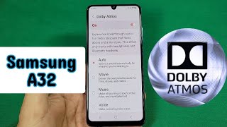how to increase volume for Samsung A32 - Dolby Atmos equalizer screenshot 4