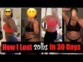 HOW I LOST 20 LBS IN 30 DAYS || WEIGHT LOSS (EASY TIPS)